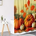 thumbnail image 4 of Halloween Ghost Shower Curtain Set with Toilet Lid Cover and Non-Slip Rugs, Evil Pumpkin Skull Candy Monster 4 Pcs Shower Curtains for Bathroom, Cute Scary Bathroom Decor Accessories, 4 of 7