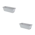 thumbnail image 4 of Macetas Ounissouiy Flores de Resina Jardines Balcón gris claro 43cm*19cm*15cm 2Conjunto, 4 of 6