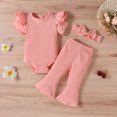 thumbnail image 2 of Sngxgn Baby Girls' Toddler 2-piece Sweatshirt and Jogger Set(Pink,90), 2 of 6