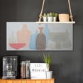 thumbnail image 2 of Stupell Industries Abstract Pottery Shapes Soft Pink Blue Canvas Wall Art by Rob Delamater, 2 of 6