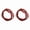 Red 2, variant on Fakes Rusted Barbed Wire Decoration Plastic Barb Wire Decoration Props for Christmas Western Party Decors