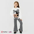 thumbnail image 4 of L.O.L Surpries! Kids Girls 2pcs Characters Print Hoodie Sweatshirt and Houndstooth Flared Pants 2 Pieces Outfit Sets Sizes 5-12, 4 of 7