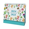 thumbnail image 1 of Calendario de escritorio 2024-2025, calendario mensual de escritorio, calendario plegable de pie (enero de 2024 - junio de 2025, 8" x 6"), 1 of 7