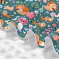 thumbnail image 6 of Sigee Foxes and Birds in Forest Print Multi-use Stretchy Baby Car Seat Cover - Nursing Breastfeeding Canopy, Infant Stroller and High Chair Cover, 6 of 9