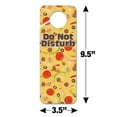 thumbnail image 6 of Combination Pizza Pattern With Pepperoni Olives and Onions Plastic Door Knob Hanger Sign, 6 of 6