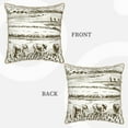 thumbnail image 3 of Kll Rice Harvest Decorative Throw Pillow Covers Velvet Soft For Couch Sofa Bedroom Living Room Outdoor -20"X20", 3 of 8