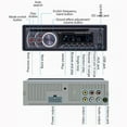 thumbnail image 4 of Dsseng Car DVD Player In-Dash Bluetooth-Comptible Auto Stereo Radio Audio System CD Player with USB Port Multimedia Accessories, 4 of 8