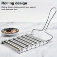thumbnail image 5 of Sioweci Sausage Roller Rack Hot Dog Stand BBQ Roller Grill Stainless Steel Sausage Barbecue Stand for Picnic Camping Accessories L, 5 of 13