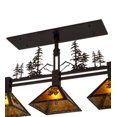 thumbnail image 2 of Meyda Tiffany 185745 Tall Pines 3 Light 45" Wide Linear Pendant - MultiColor, 2 of 7