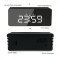 thumbnail image 4 of Moyic Despertador LED Digital Electrónico Cabecera Escritorio Termómetro Wake Up Snooze Hogar Botón Control Calendario Blanco Electrodomésticos Negro Moyic HA064703-02, 4 of 6