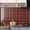Red-square, variant on Red Peel and Stick Backsplash for Kitchen, Self Adhesive Wall Tiles 12"x12" (10 Pcs / 10 Sq Ft), Waterproof 3D Wall Stickers, Available in Square or Herringbone Pattern, for Bathroom
