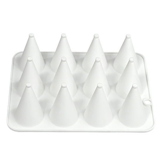 Cone Shape Silicone Molds Fondant Mousses Cake Molds Making Pastries Chocolate Molds Baking Decorating Tool Nonstick