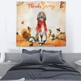 thumbnail image 3 of Happy Thanksgiving Afghan Hound with Turkey Pumpkins Autumn Vibes Tapestry Dog Lover Wall Hanging Backdrop Home Decor - 12018, 3 of 5