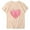 Beige, variant on mihongmao Plus Size Valentine Shirts for Womens Printed Round Neck Short Sleeved Tshirt Pink 2X