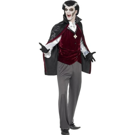 - Adults Men's Classic Medieval Vampire Count Dracula Costume Large 42-44