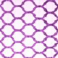 thumbnail image 1 of Ahgly Company Indoor Square Trellis Pink Contemporary Area Rugs, 7' Square, 1 of 4