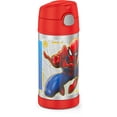 thumbnail image 3 of Thermos 12 Oz Funtainer Vacuum Insulated Stainless Steel Straw Bottle, Spiderman, 3 of 7