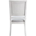 thumbnail image 2 of Sunset Trading Dover Dining Side Chair Upholstered Seat Off White Wood Set of 2, 2 of 5