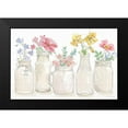thumbnail image 2 of Grove, Beth 24x17 Black Modern Framed Museum Art Print Titled - Peaceful Petals I, 2 of 5