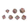 thumbnail image 1 of Dados de varias caras yuxing Juego de mesa Metal galvanizado 7 Uds. esmalte rojo, 1 of 5