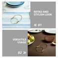 thumbnail image 3 of PAMINGONO 10Pcs Reusable Mason Jar Wire Handles with Burlap Rope for Hanging Solar Lights Outdoors, 3 of 8