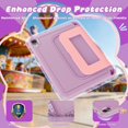thumbnail image 6 of Kids Shockproof Case for iPad Mini 6/7 8.3", Built-in Handle & Kickstand, 6 of 8
