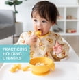 thumbnail image 2 of Juego de utensilios de cocina Bumkins Disney Baby Chewensils Spoon 6 m+ Winnie, 2 of 7