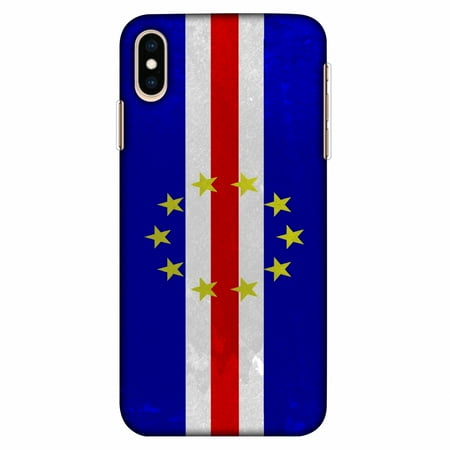 - iPhone Xs Max Case, Ultra Slim Case iPhone Xs Max Handcrafted Printed Hard Shell Back Protective Cover Designer iPhone Xs Max Case (2018) - Love For Cape Verde Islands