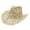 1-Beige4110, variant on XIAOCHA Women's Sparkly Cowboy Hat Shapeable Brim Rodeo Beach Sun Hat,Beige