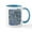 White/Blue Inside, variant on CafePress - Game Over Mugs - 11 oz Ceramic Mug - Novelty Coffee Tea Cup