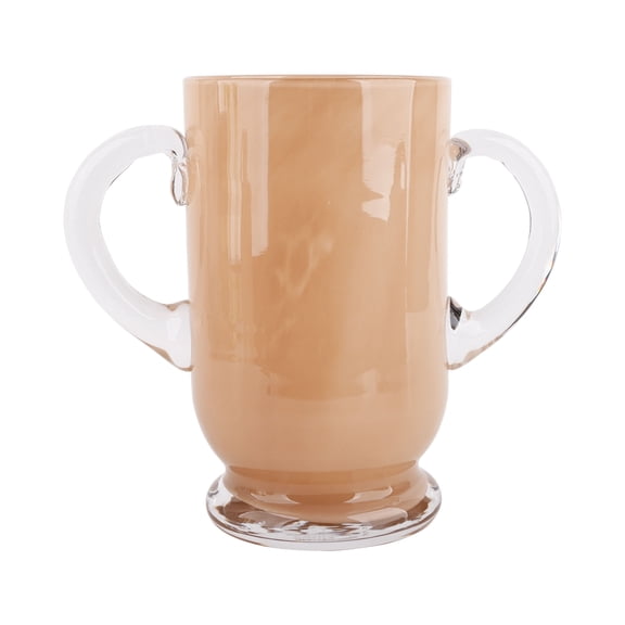 Ashland 8" Pink Vase with Handles , Summer Home Decor