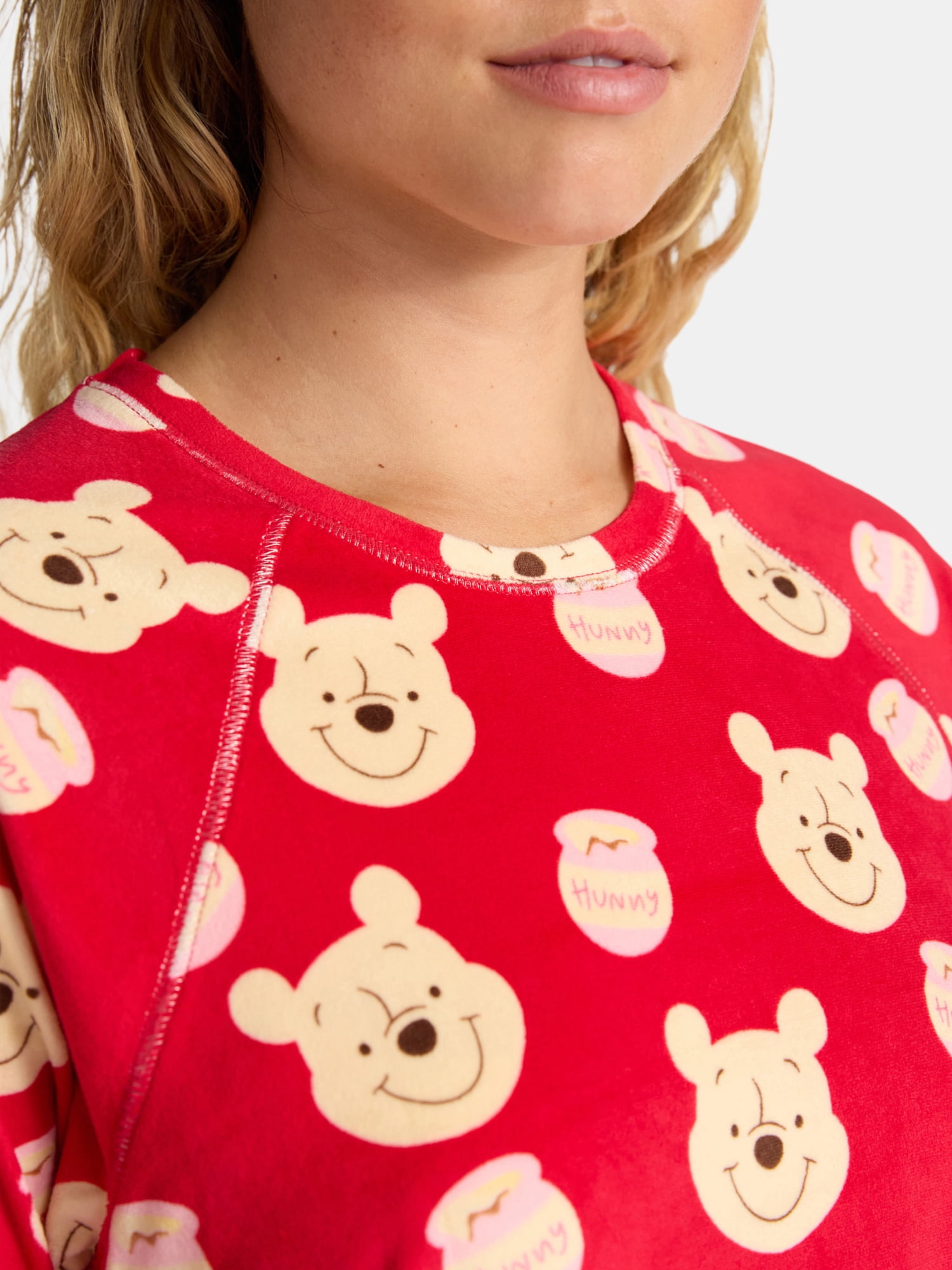 Disney Winnie the Pooh Women's Pajama Set, 2-Piece, Sizes S to 3X