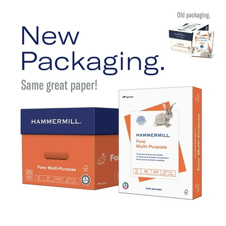 Hammermill Multipurpose Paper 20lb 8-1/2"x11" 96 GE/112 IOS 500/RM WE 103267RM