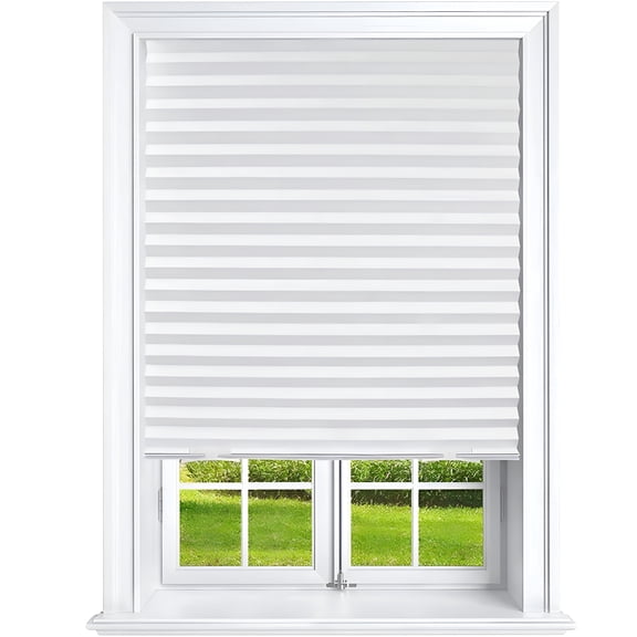 XIBUFE 2026 New Blackout Shades Black Out Blinds for Window No Drill Blinds for Windows Self Adhesive Window Blinds No Punch Louver Blind Temporary Blinds Window Shades No Drill (23.62"X70.86")