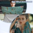 thumbnail image 6 of FOR U DESIGNS Hummingbird Butterfly Floral Print Car Seat Towel Covers Portable Washable Car Towel Seat Cover with Seat Absorption Athletic Outdoor Sport Running Towel, 2 Pack, 6 of 7