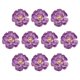 thumbnail image 1 of Uxcell 10-Pack Cabezas de Peonías Artificiales, Cabeza de Rosa de Seda Falsa para Bodas/Ramo/Pared de Flores/Artesanías de Bricolaje [8cm, Morado], 1 of 7