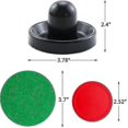 thumbnail image 2 of Air Hockey Pushers Pucks Set,standard Size, 2 of 5