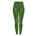 thumbnail image 4 of DPTALR Women's St. Patrick's Day Print Stretch Tight Yoga Leggings,Green,Size M, 4 of 9
