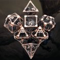 thumbnail image 6 of MACTANO Metal DND Dice Set Dungeons and Dragons Dice Set MTG RPG Board Game Toy-3D-Copper, 6 of 7