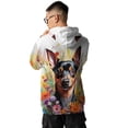 thumbnail image 5 of Welcome Spring Summer Miniature Pinscher Portrait Flower Blue Sky All Over Print 3D Hoodie Unisex Merch Hoodies Mini Pin Dog Lover - 12001, 5 of 6