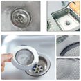 thumbnail image 3 of 5 Bañera de acero inoxidable Colector de pelo Tapón Ducha Drenaje Agujero Filtro Trampa Cocina Fregadero de metal Colador, 3 of 5