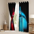 thumbnail image 3 of Castle Fairy Gradient Gamer Black Out Curtains,Video Game Curtains Pack of 2 (42x63 Each), 3 of 6