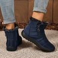 thumbnail image 5 of YLYL Women Snow Boots Waterproof No Slip Warm Fur Lined Slip on Outdoor Winter Short Boots, 5 of 9