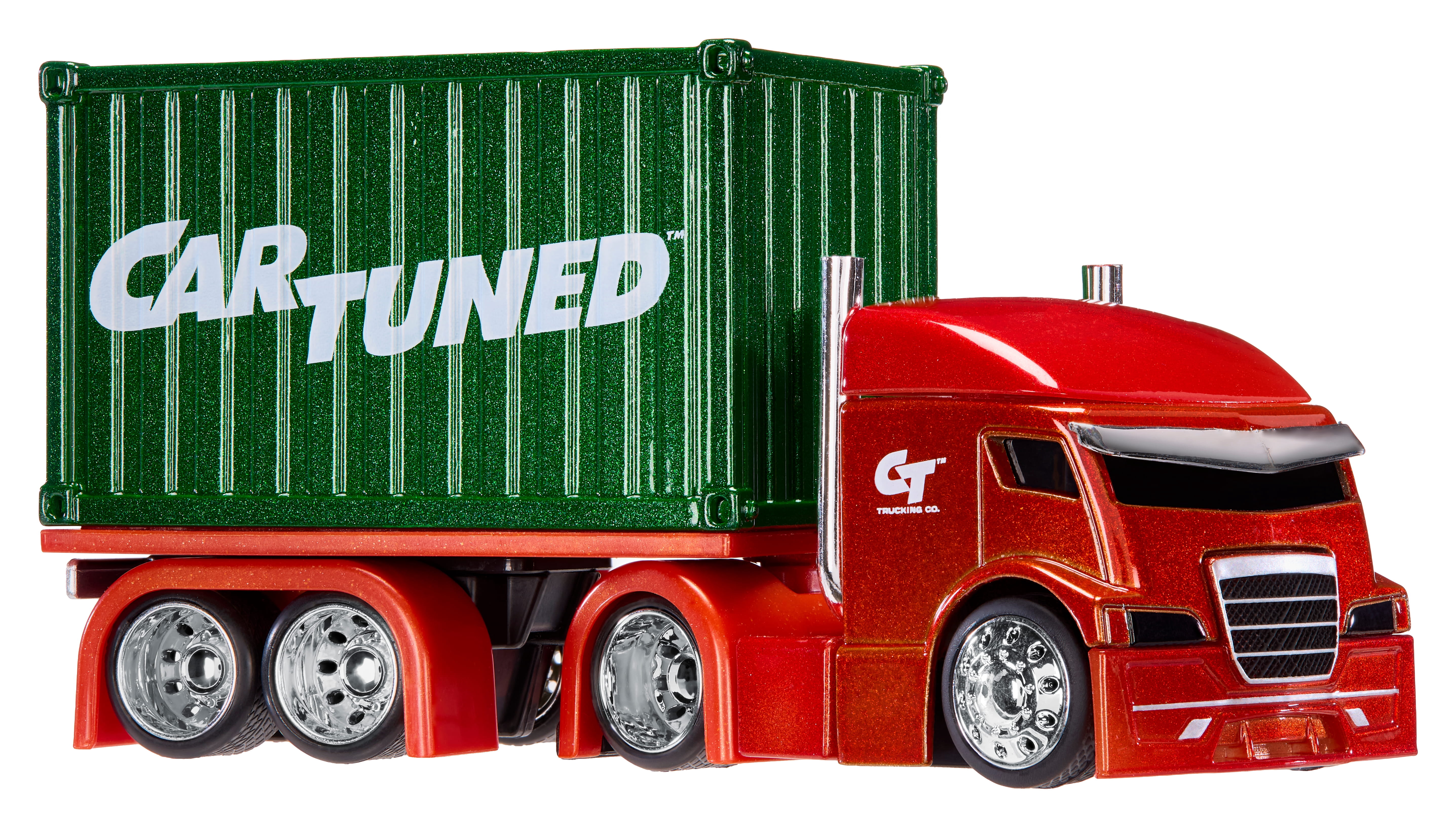 CarTuned Container Rig Series 3 – Cool C.O.E., Orange, Diecast Vehicle