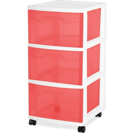Sterilite 3-Drawer Medium Cart