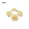 thumbnail image 1 of Ruiboury 50piece Low Maintenance Soft Texture Fabric For Albums And Decorations Fiber Realistic Appearance Wide Application Champagne 4.5cm 5Set, 1 of 6