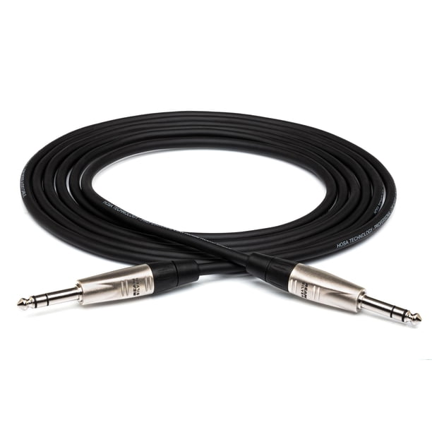 Cable de escenario o estudio Hosa REAN 1/4 TRS de 10 pies (3 m)