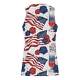 thumbnail image 3 of LSLJS Débardeur pour Hommes Nouvelle Mode Décontractée Camisole Florale d'Été pour Hommes Débardeur Sport Col Rond, 3 of 4