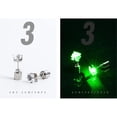 thumbnail image 2 of Beautiful LED Earrings Square Luminous Earrings Jewelry For Party, 2 of 2