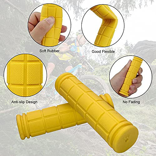 Mountain Bike MTB BMX Scooter Cruiser Bicycle Repair Replacement Parts Non-Slip Soft Rubber Bike Grips for Kids and Girls Boys YOROZUCERY Bike Handlebar Grips with Tassel Streamers 